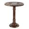 Brown Mango Wood Traditional Accent Table, 21" x 17" x 17"